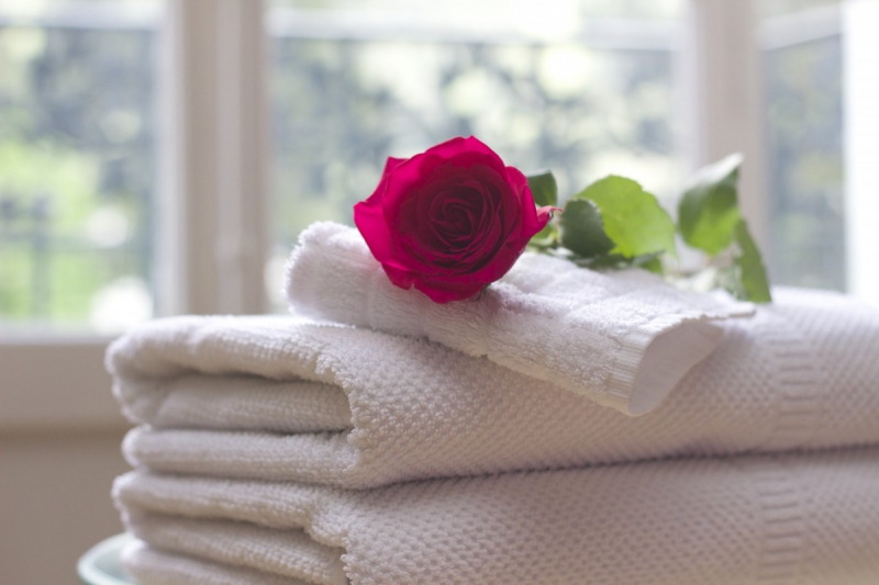 chambre-hote-CANNES-min_towel_rose_clean_care_salon_spa_white_bath-731641